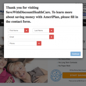 Redesigning The AmeriPlan Websites Capture Page