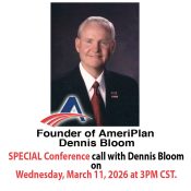 SPECIAL Conference call with Dennis Bloom
